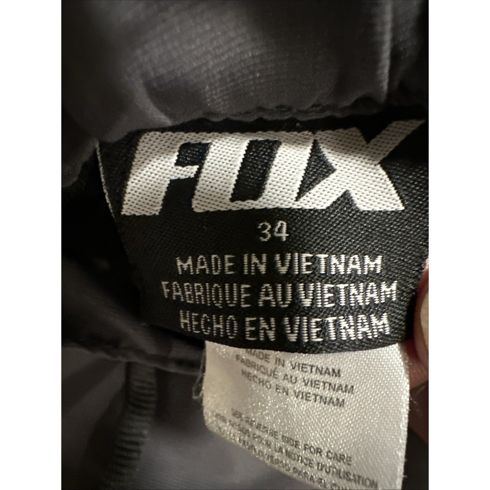 FOX Racing Shorts Mens Gray Sz 3 Mountain Bike Cycling Padded Trail BMX Outdoor - Picture 2 of 9